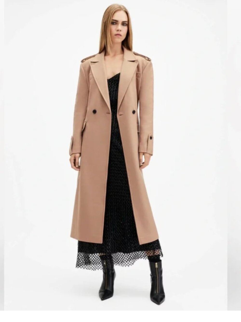 All Saints Augusta Cashmere Wool Jacket - Picture 2 of 3